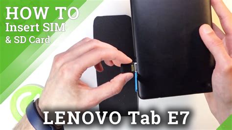 Lenovo tablet sim card setup